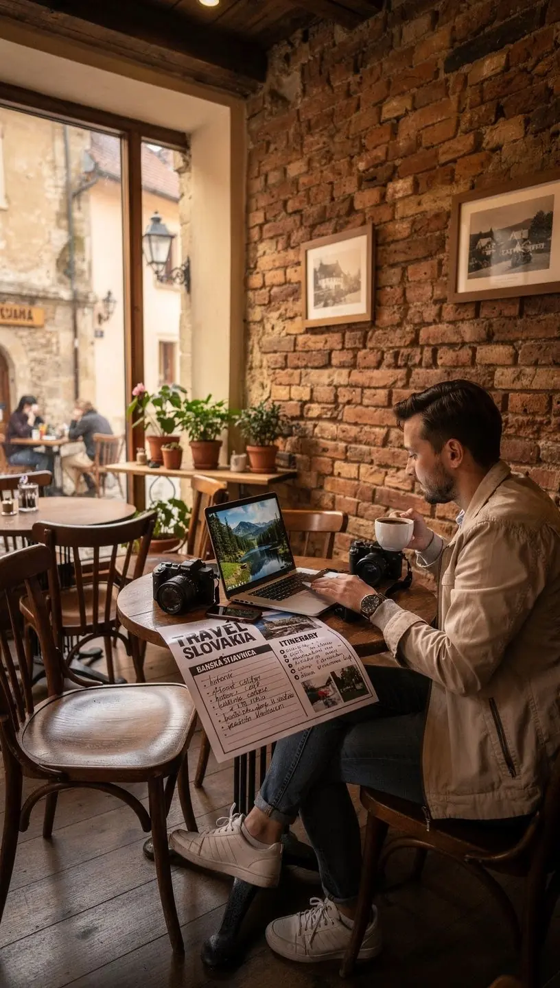 Detailed printed route card featuring popular hiking trails